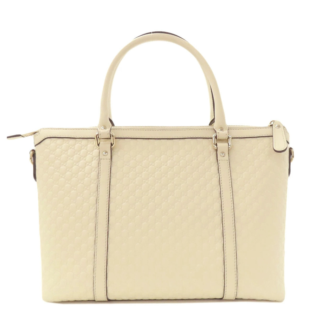 Gucci Handbag Leather GG Signature ssima